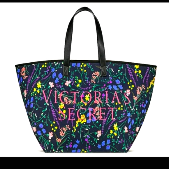 Victoria's Secret Handbags - Victoria's secret floral weekender tote bag